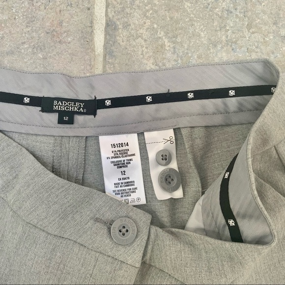 Badgley Mischka super comfortable grey‎ pants. - Picture 3 of 8